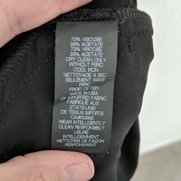 Zero + Maria Cornejo Zip Up Front Jumpsuit Black 4 - Picture 12 of 13